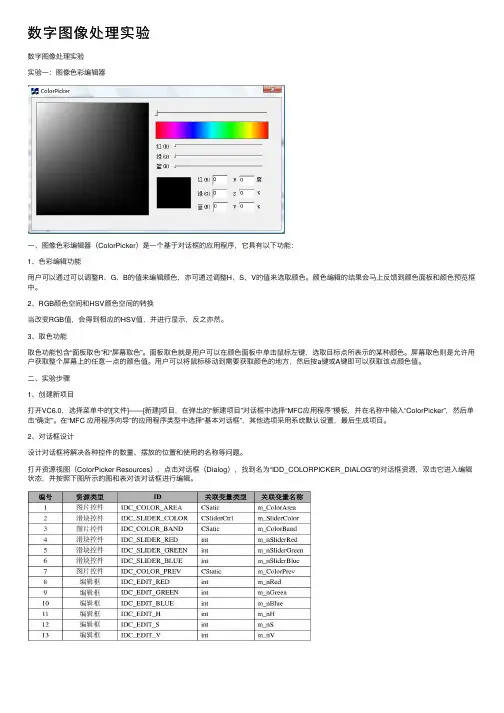 数字图像处理实验