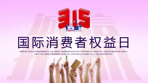 消费者权益日PPT模板 (15)