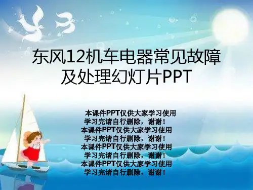 东风12机车电器常见故障及处理幻灯片PPT