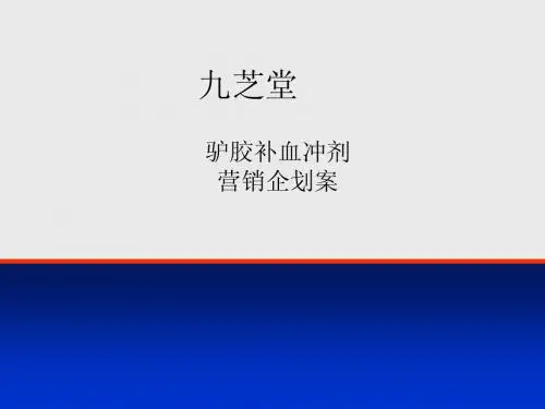 九芝堂营销策略企划案(终稿)