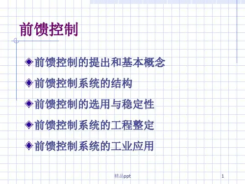 前馈控制系统PPT课件