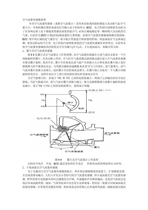 空气流量传感器原理