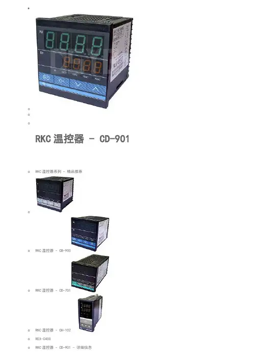 RKC温控器CD-901中文说明书