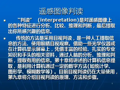 09第九章-遥感图像目视判读PPT课件