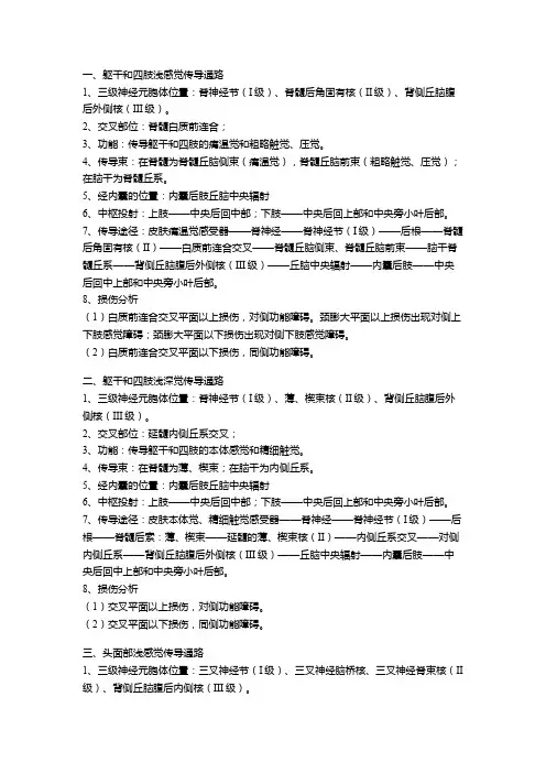 传导通路