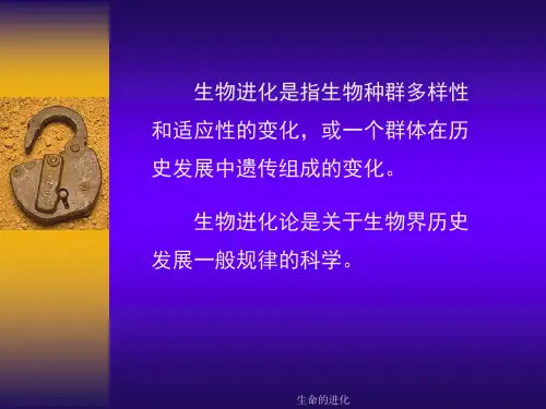 生命的进化课件