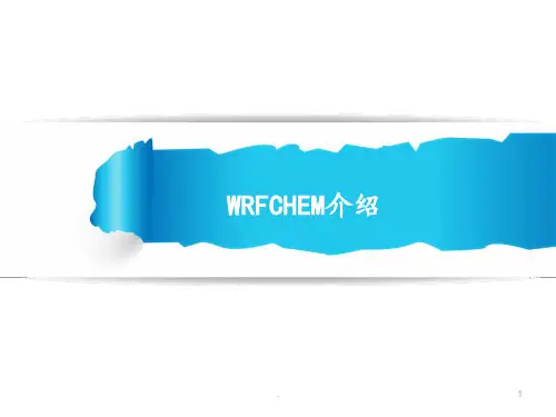 wrfchemPPT课件