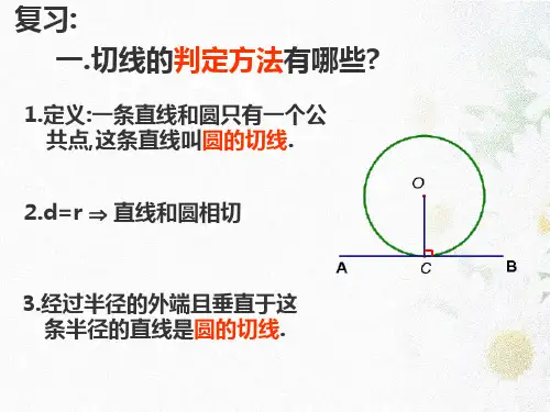 切线的判定和性质