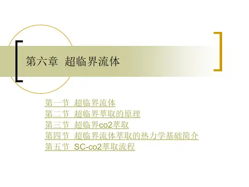第六章  超临界流体