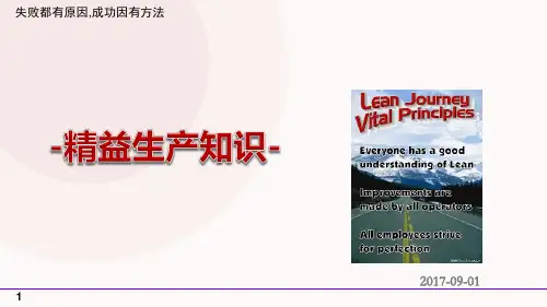 精益生产基础知识(PPT30页)