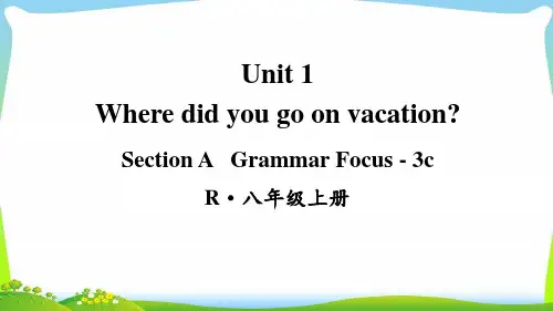 Unit 1  Section A Grammar Focus - 3c 