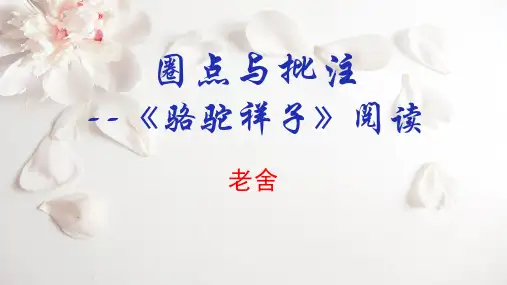 第三单元名著导读《骆驼祥子》课件(共19张PPT)-2020-2021学年七年级语文下册部编版
