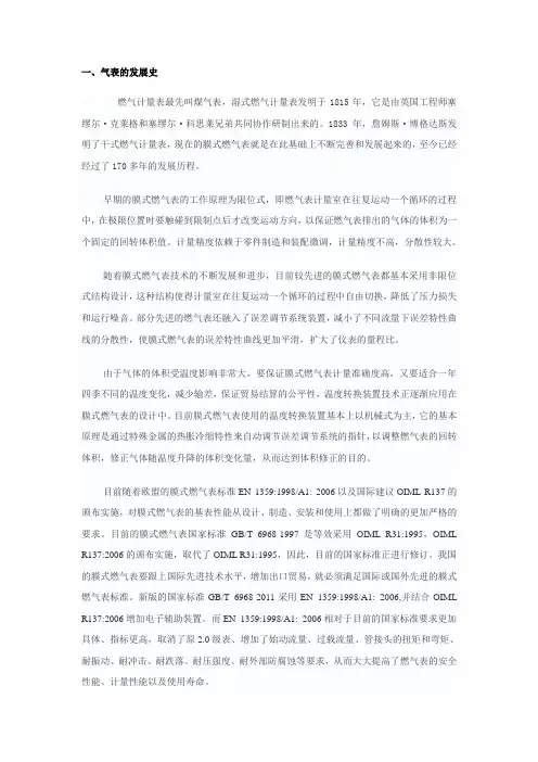 智能燃气表资料