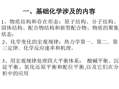 基础化学第二章
