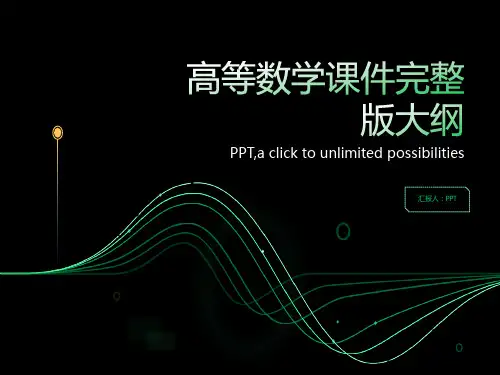 高等数学课件课件