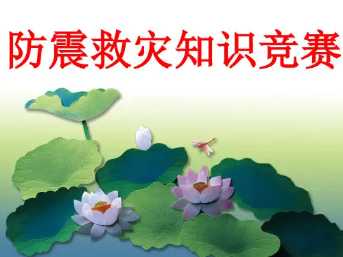 地震知识竞赛