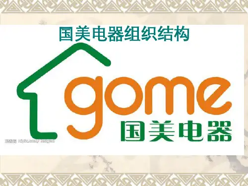 国美电器简介及组织结构
