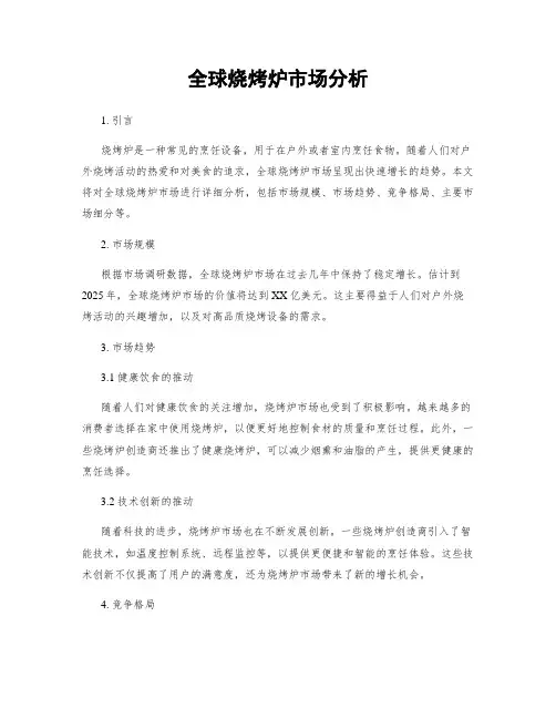 全球烧烤炉市场分析