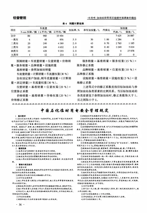 中国石化临时用电安全管理规定
