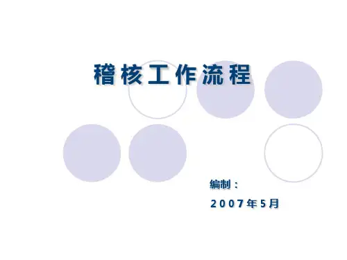 稽核工作流程