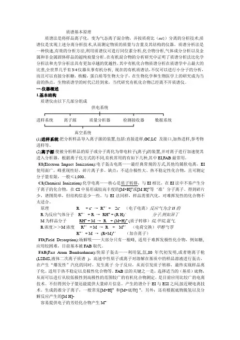 质谱基本原理