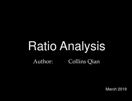 贝恩咨询分析方法-Ratioanalysis2 49页PPT文档