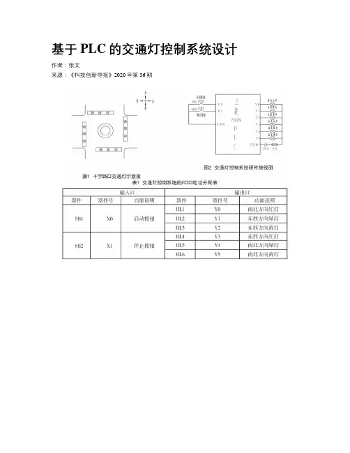 基于PLC的交通灯控制系统设计
