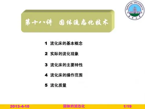 18 固体流态化