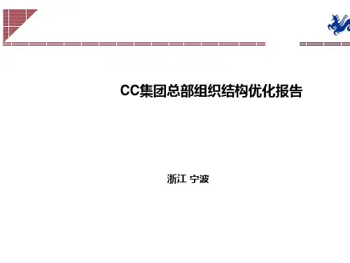 雅戈尔集团总部组织结构优化报告