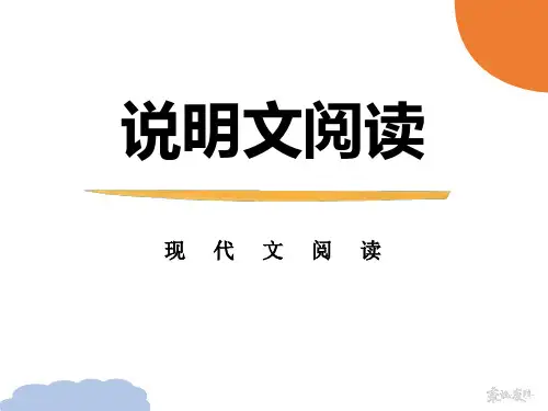说明方法的辨析(课件PPT;33页)