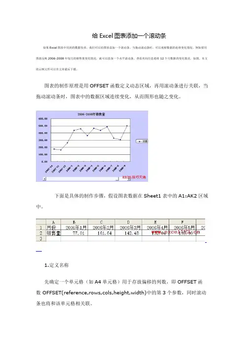 给Excel图表添加一个滚动条