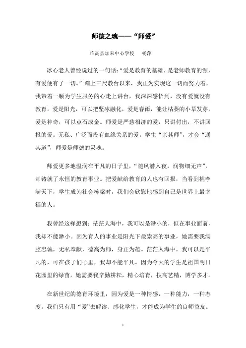 师德之魂