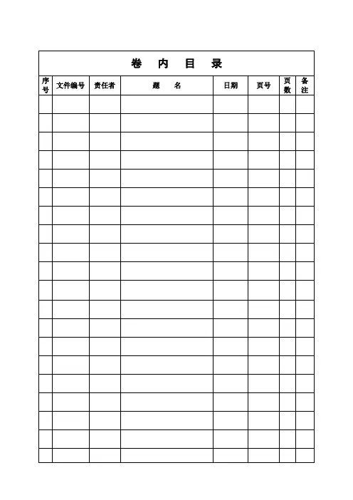归档目录样式
