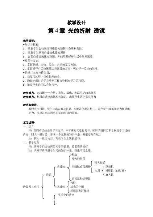 苏科版-物理-八年级上册-4.5 光的折射 透镜的奥秘 (9)