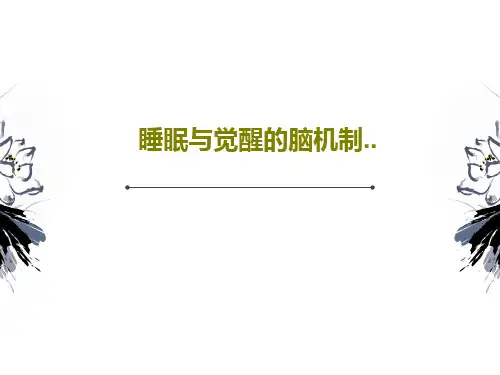 睡眠与觉醒的脑机制..共25页