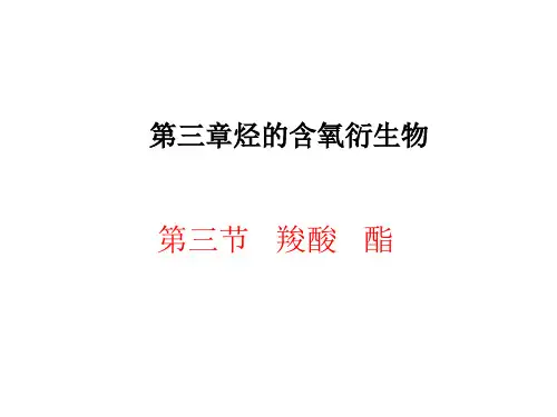 人教版化学选修五羧酸酯课件PPT(46页)