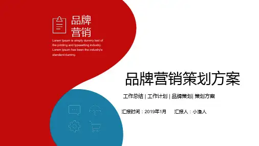 品牌营销策划方案PPT