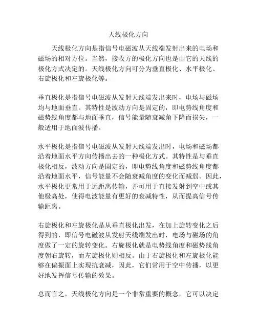 天线极化方向