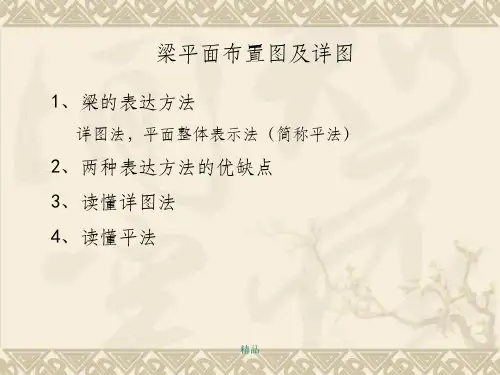 梁平面布置图及详图(很好很实用的)