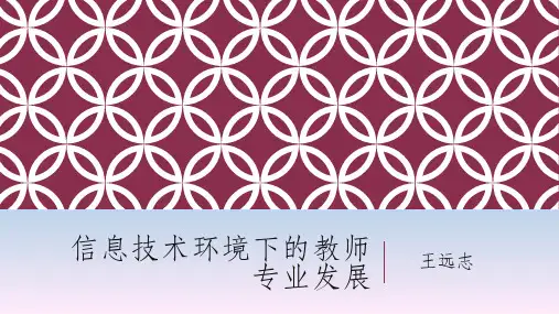 信息化环境下教师的专业发展