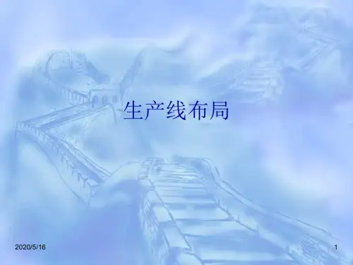 【培训课件】生产线布局
