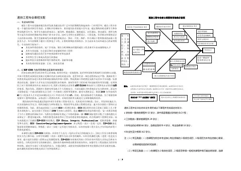 通信工程专业课程方案