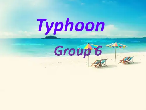 Typhoo台风英语讲解幻灯片课件