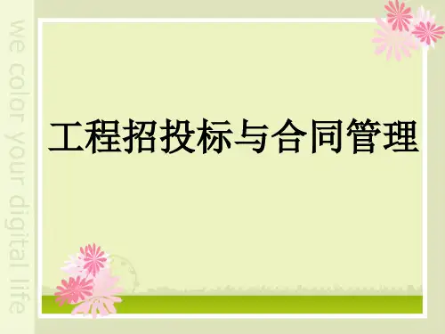建筑市场培训课件PPT(共 56张)