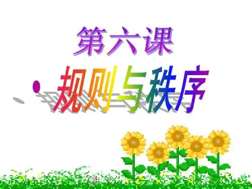 第六课_规则与秩序_规则种种