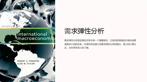 《需求弹性分析》课件