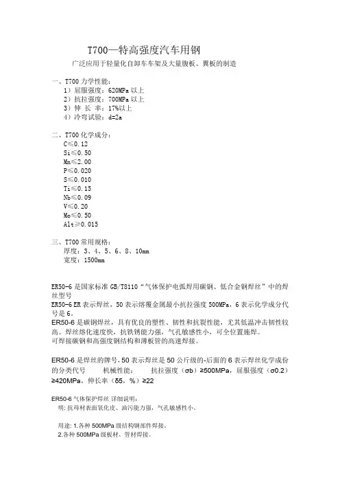 太钢T700力学性能、化学成分、现货资源价格、执行标准
