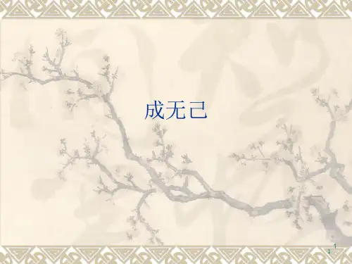 成无己