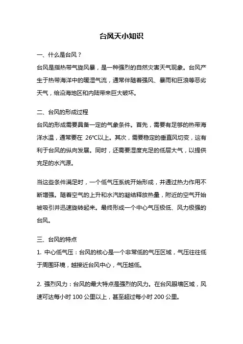 台风天小知识