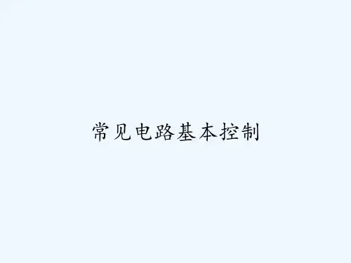 常见电路基本控制-PPT